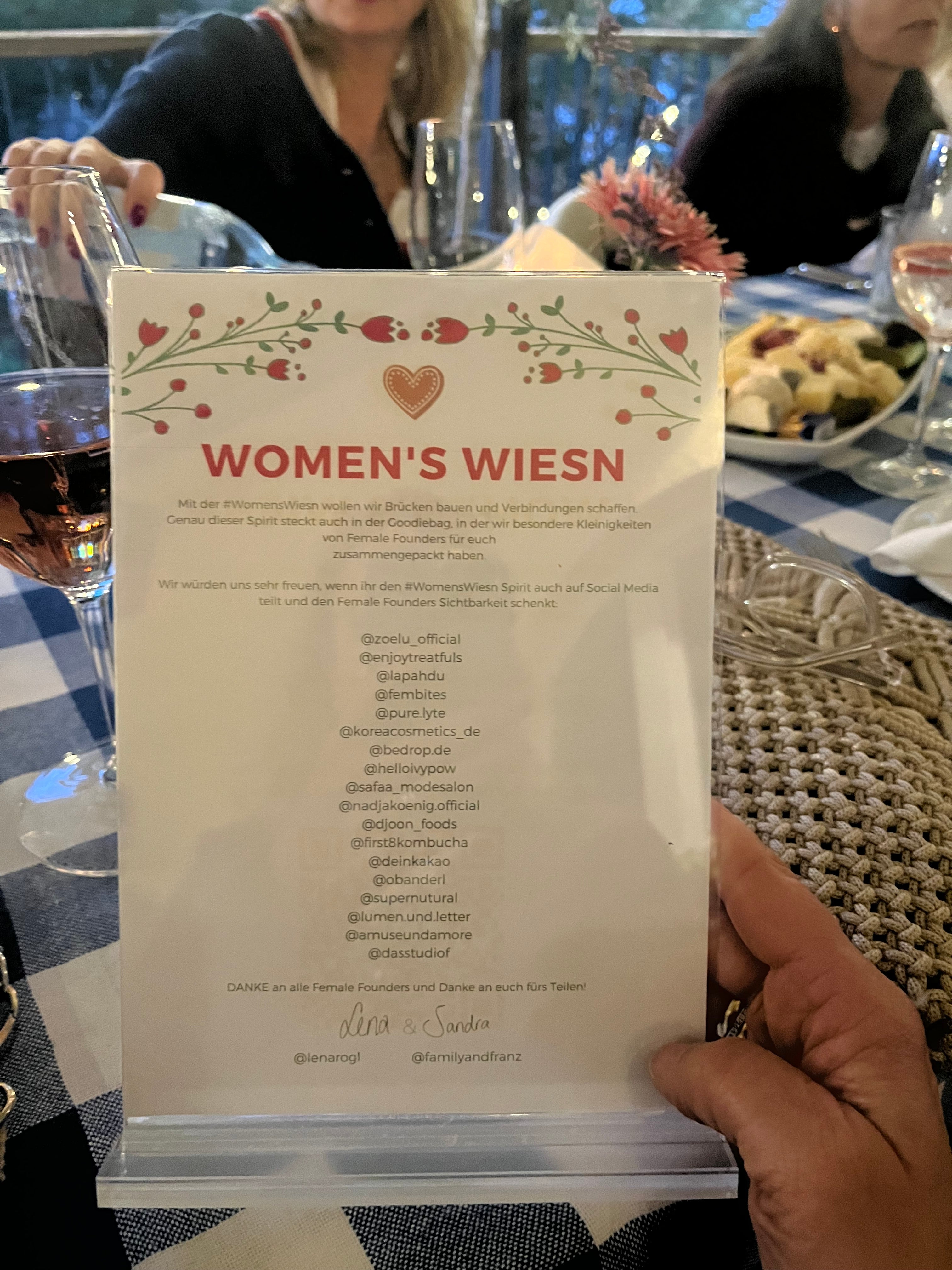 Women´s Wiesn - Female Founder - Brücken bauen und Verbindungen schaffen